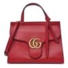 gucci calfskin mini gg marmont top handle bag vulcanic red|gucci 547260.